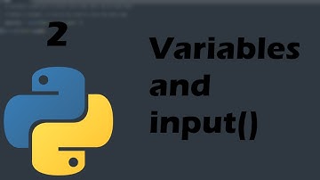 Python Tutorial For Beginners Part 2 - Variables and the input() Function
