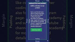 CSS Box Model Explained in 20 Seconds 🔥 | Margin vs Padding Easy #css#webdevelopment#coding#frontend