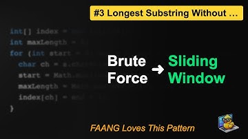 LeetCode #3: Longest Substring Without Repeating Characters in Java | Brute Force to Sliding Window!