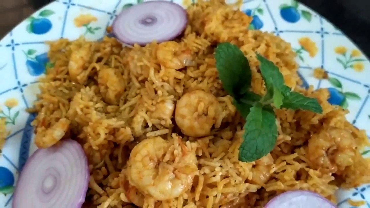 ಈ ತರ  ಒಮ್ಮೆ  ಟ್ರೈ  ಮಾಡಿ ಸಿಗಡಿ  ಬಿರಿಯಾನಿ /plz  try  easy  method  prawns biriyani