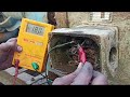 3 phase old motor test by megger