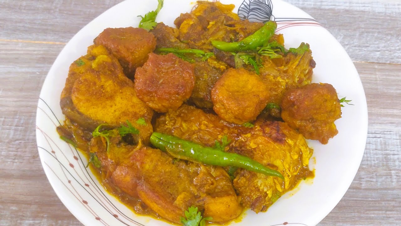 কুমড়োর বড়ি দিয়ে কাতলা মাছ রান্নার রেসিপি  । By Yana's Kitchen #cooking #ilishmach #bdkitchen