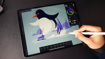 Ice Skating ❄️ Vector Art with Affinity Designer