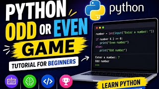 “Python Odd or Even Game Tutorial for Beginners” #python #coding #tutorial #software 