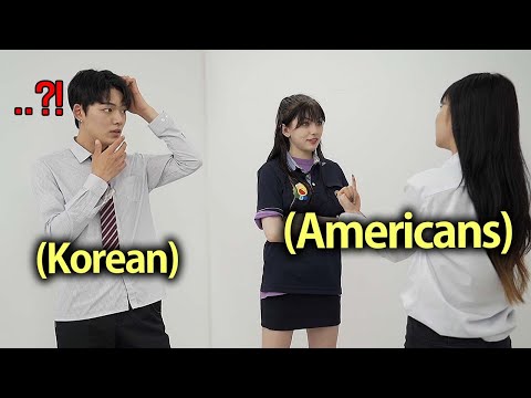 AMERICAN Habits ASIAN May Not Understand (Korean And American Teen Reaction)