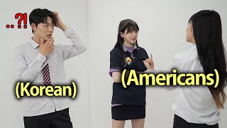AMERICAN Habits ASIAN May Not Understand  (Korean And American Teen Reaction) Resimi