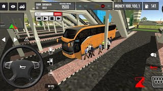 Euro coach bus simulatornewcoach bus🚌🤩 simulator Androidgameplay #buswalagame #busdrivingchallenge   screenshot 4