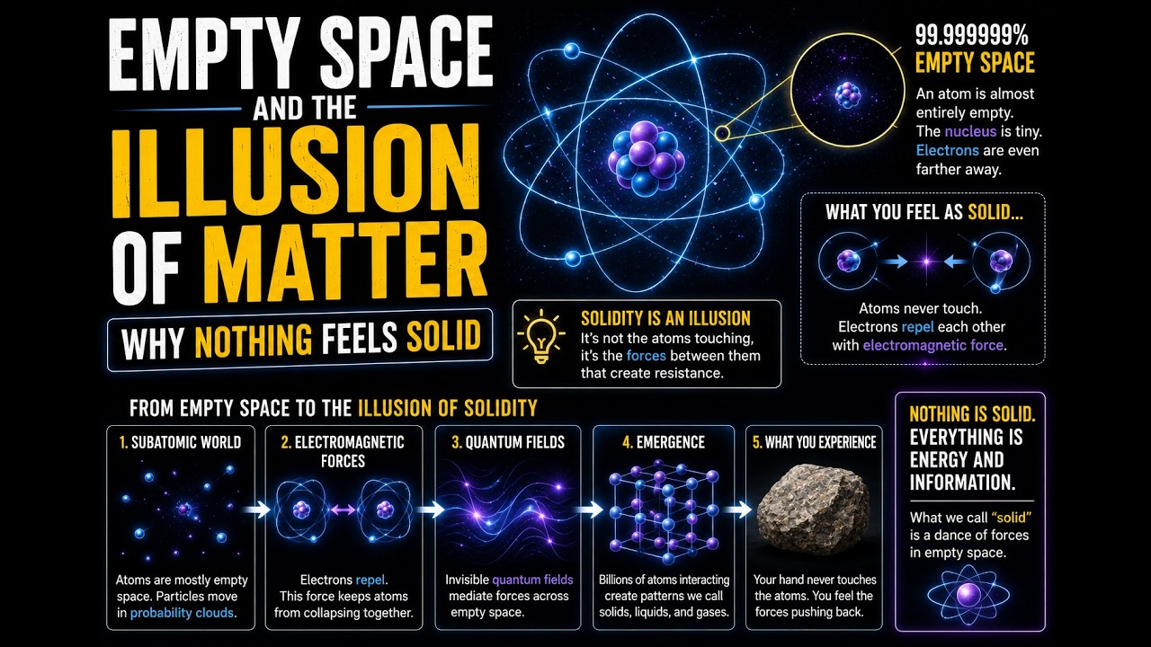 Empty Space and the Illusion of Matter | Why Nothing Feels Solid - YouTube