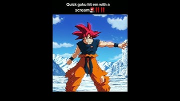 #anime #dragonball #edit Quick goku hit em with his🤫😅