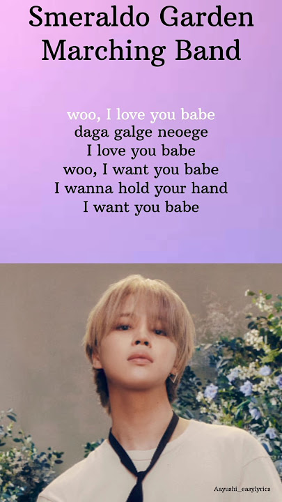 Jimin-'Smeraldo Garden Marching Band'(ft.Loco) #jimin #songlyrics #song #shorts
