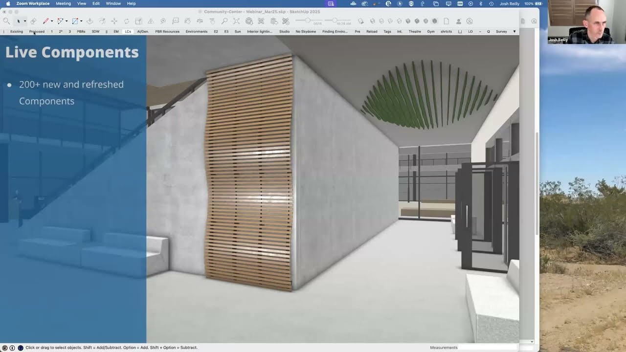 New in SketchUp 2025:  Shortcuts for Interiors and Presenting