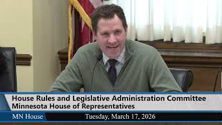 House Rules and Legislative Administration Committee 3/17/26