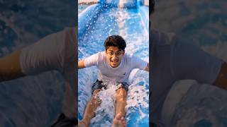 Samundar Ke Beech Giant Water Slide 😱🌊 | Indian AI Vlog