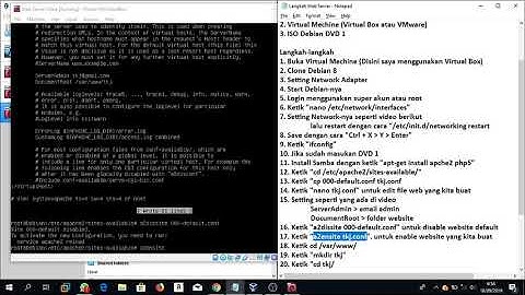 Cara Konfigurasi Web Server di Debian 8