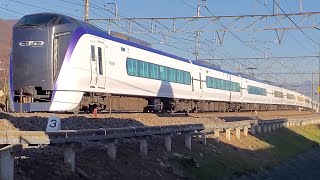 JR東海 313系 富士行き⇒JR東日本E353系 特急かいじ27号 勾配すれ違い