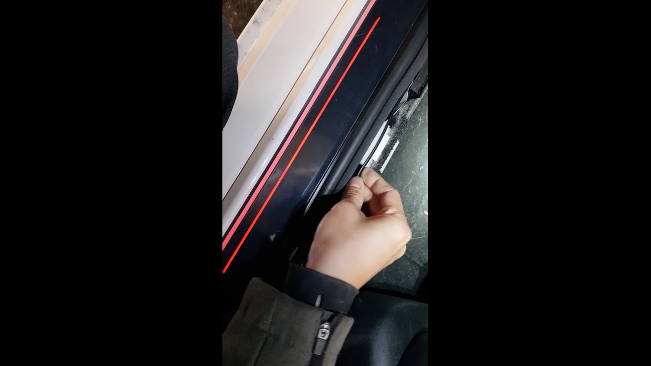 Type R LED door sill install YouTube