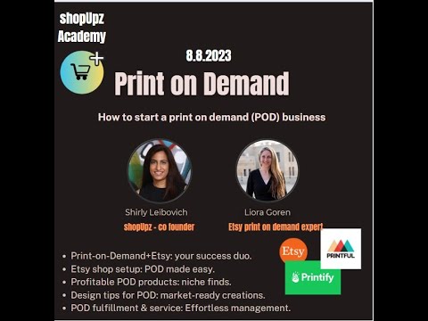 Etsy Print on Demand - How to increase Etsy sales - YouTube