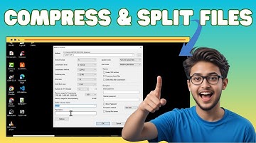Hoe grote bestanden te comprimeren en te splitsen met 7-Zip | Eenvoudig bestandsbeheer (2025)