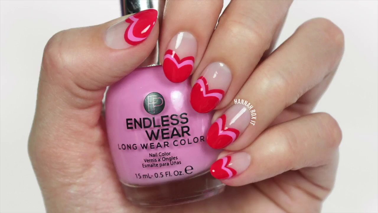 2. Easy Step by Step Heart Nail Art - wide 9