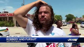 Robbery, chase ends with two arrests