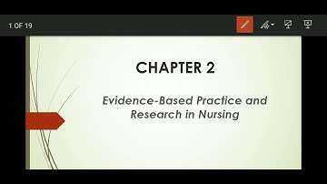 Evidence-Based Practice and Research in Nursing