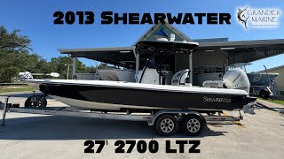 FOR SALE | 2013 Shearwater 2700 LTZ 14D313 | GRANDER MARINE