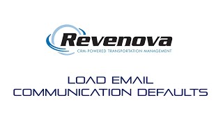 7.11 Release - Load Email Communication Defaults