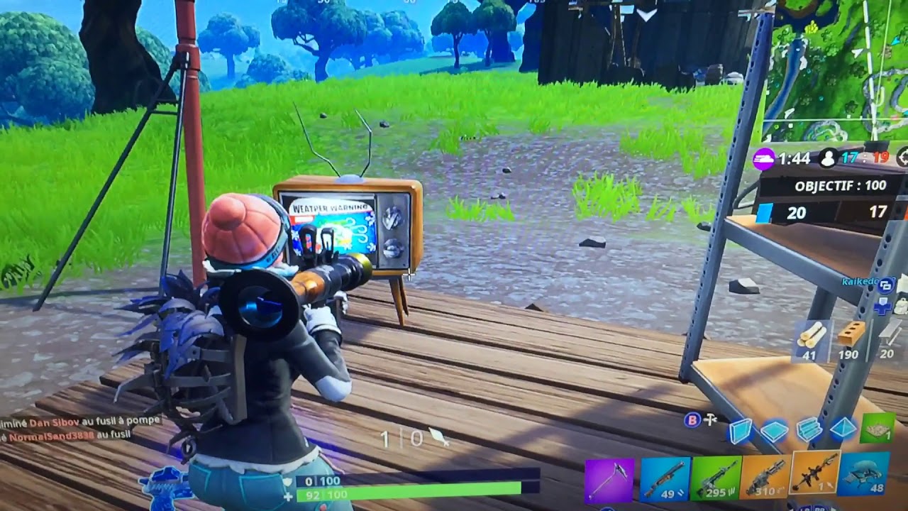 TEMPÊTE DE NEIGE SUR TV