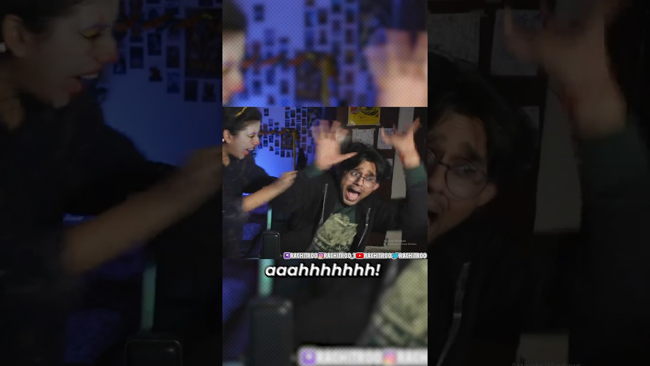 Rachitroo got scared 😱
