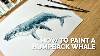 How to paint a Humpback Whale (UPDATED!)