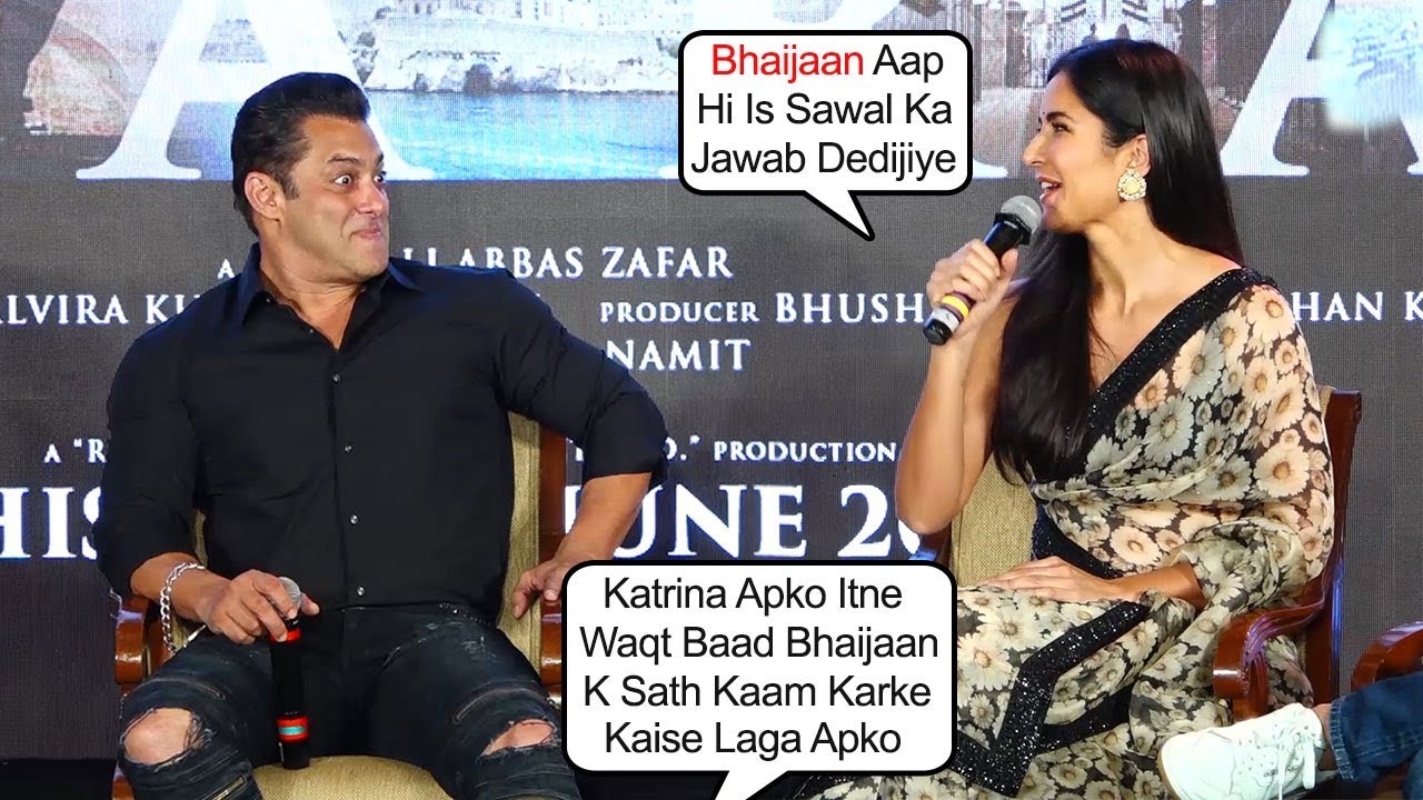 WATCH Salman Khan's Funny Reaction When Katrina Kaif Called Him BHAIJAAN @ ZINDA Song Launch - YouTube