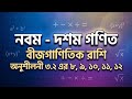 নবম - দশম গণিত।। বীজগাণিতিক রাশি।। অনুশীলনী ৩.২ এর ৮,৯,১০,১১,১২।। Tarek Academy