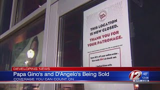 Parent company of Papa Gino's, D'Angelo being sold