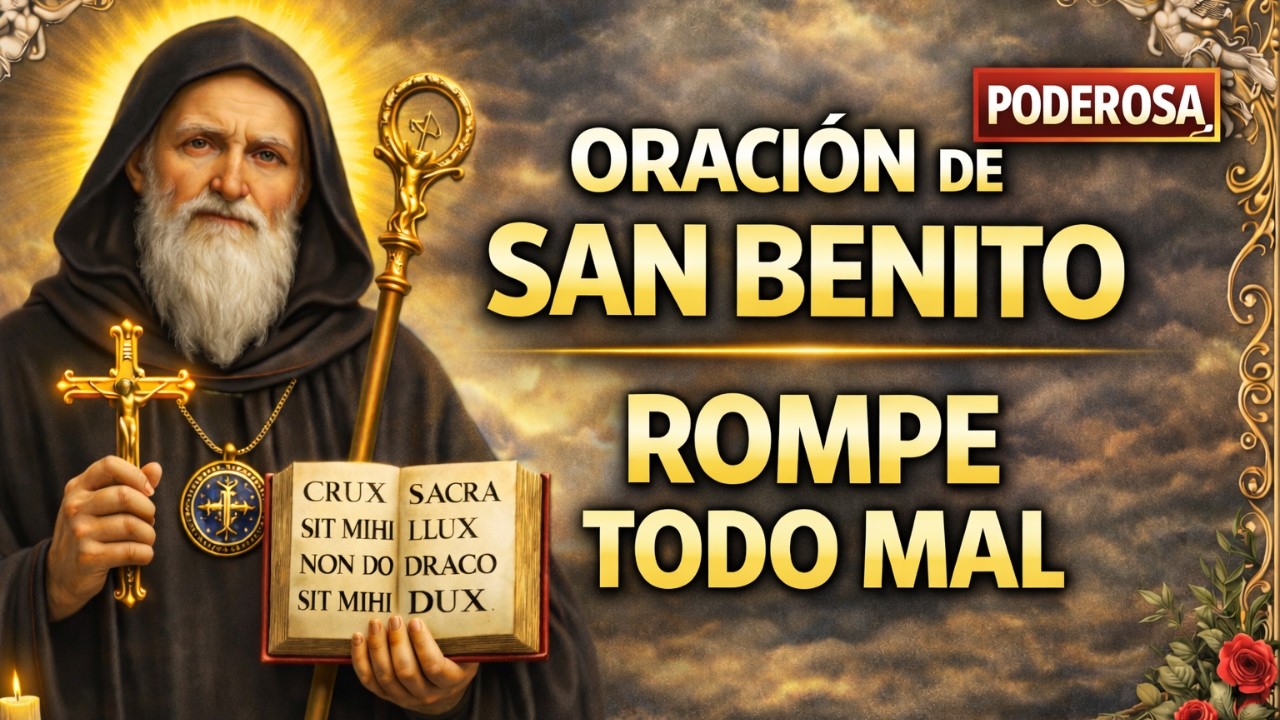 Clamor de Protección con San Benito Contra Enemigos, Maldades y Ataques Espirituales