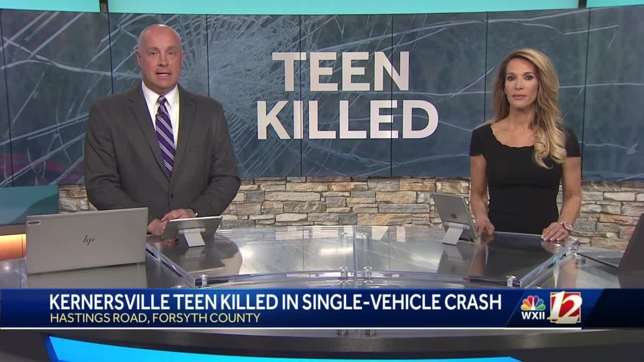 Kernersville teen killed in crash on Hastings Road - YouTube