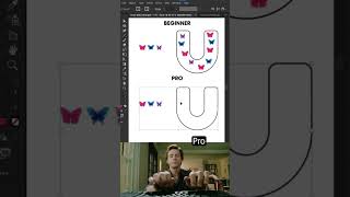 Beginner Vs Pro tutorial  #artist #art #designer #graphicdesign #photoshop #tips