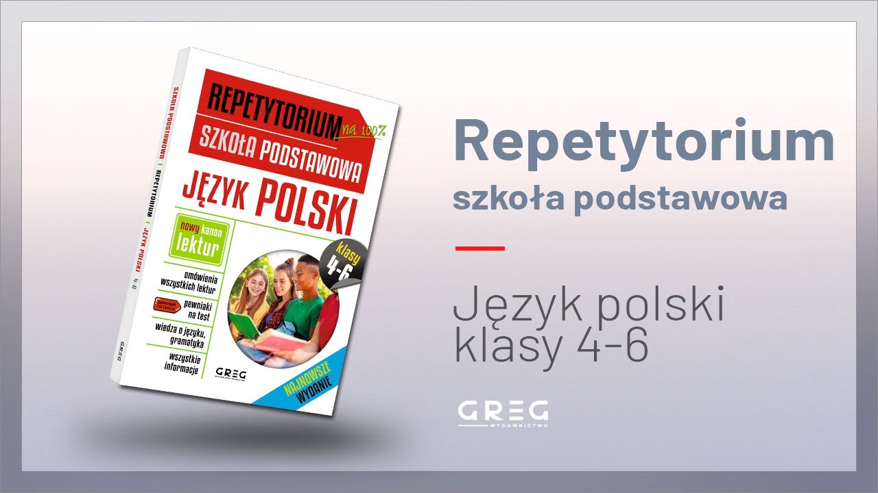 Repetytorium - szkoła podstawowa. Język polski, kl. 4-6 - YouTube