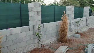 Bahçe Duvarı Yapımı - Bims ve Panel Çit Bölüm 1 | Merdoz