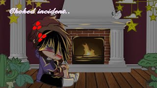 Choked incident.. .my au. -past Michael x p.Mason-   ~angst?~￼