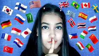 ASMR "Shut Up" In 26 Different Languages