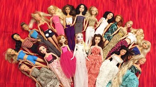 My dolls collection | Dolls dress up handmade clothes | Made by me | DIY doll clothes | HAPPY DOLLS screenshot 1