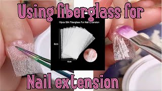 How to use silk fiberglass for nail extension, real life experience screenshot 3