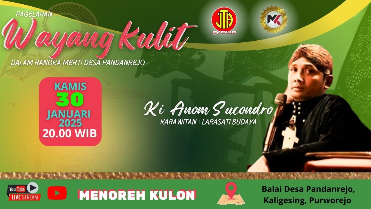 #wayangkulit KI ANOM SUCONDRO II LAKON DEWA RUCI II MERTI DESA PANDANREJO II KAMIS, 30 JANUARI 2025