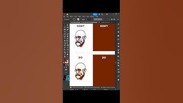 Adobe Illustrator 2025 - Tips Creating a Logo on a Background with Matching Colors#gfxmentor #shorts