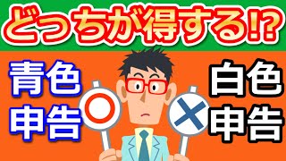青色申告と白色申告どっちがいい？プロがメリット、デメリットを10分で解説