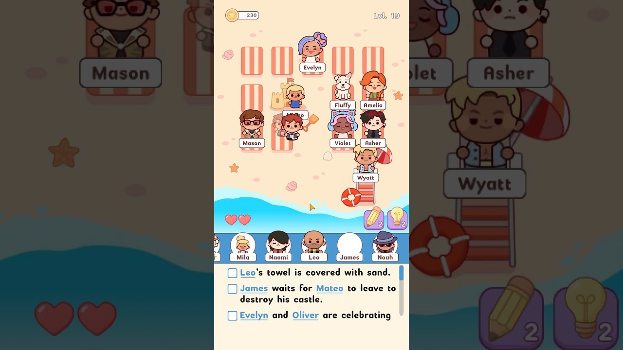 Secret Seat   Detective Puzzle Level 19 