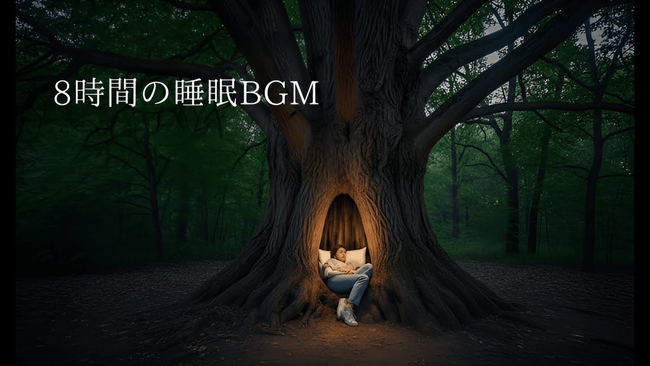 【8時間】ぐっすり眠れる睡眠BGM｜静かで穏やかな音楽｜いつの間にか寝てる｜不眠・眠れない夜に