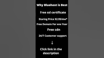 Bluehost hosting #shorts #hosting