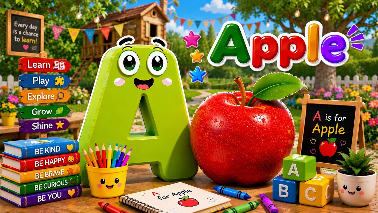 🎁 ABC Gift Box Adventure | A to Z Alphabet Song for Kids 🎵 | 3
