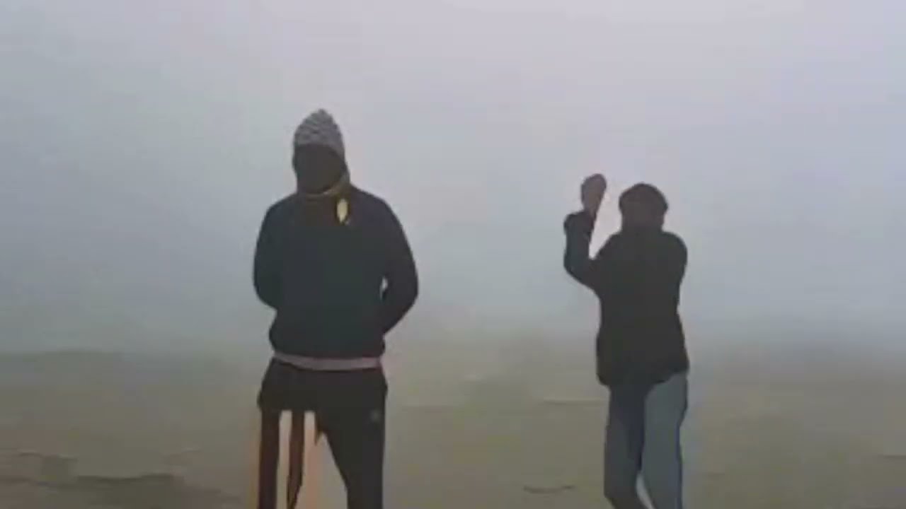Hilarious "Blind" Cricket Match! 🏏🤣 in FOG